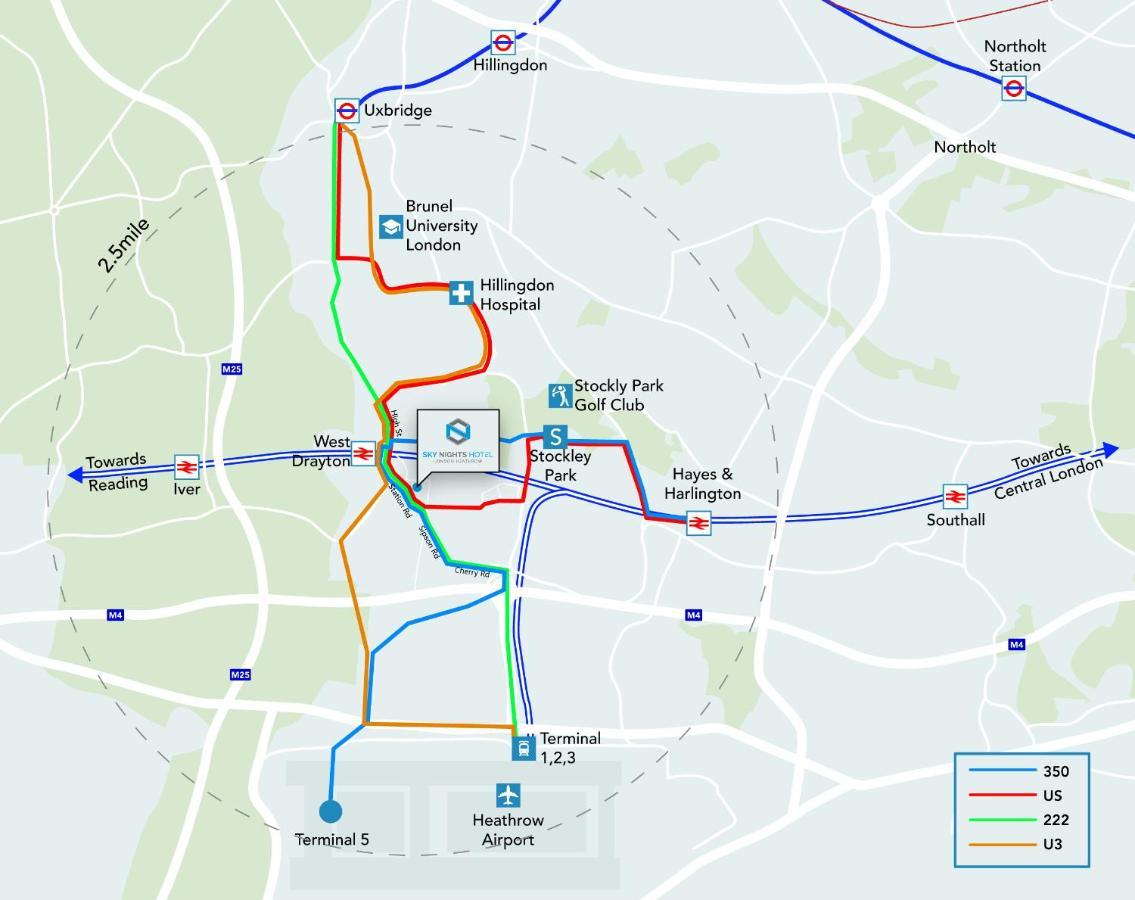 Sky Nights Hotel London Heathrow هيثرو المظهر الخارجي الصورة